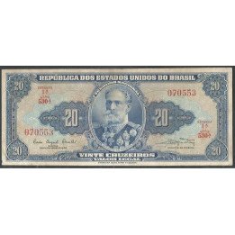Brasil 20 Cruzeiros ND1961 Firma 9 P168a