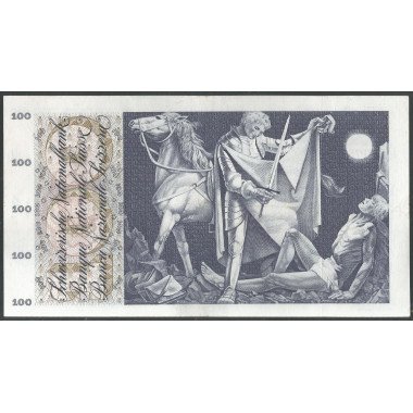 Suiza, 100 Franken 7 Mar 1973 P49o