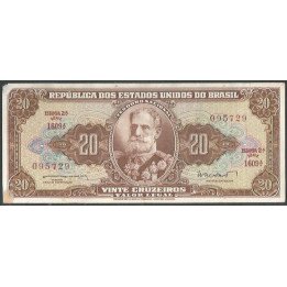 Brasil 20 Cruzeiros ND1962 Firma 11 P178