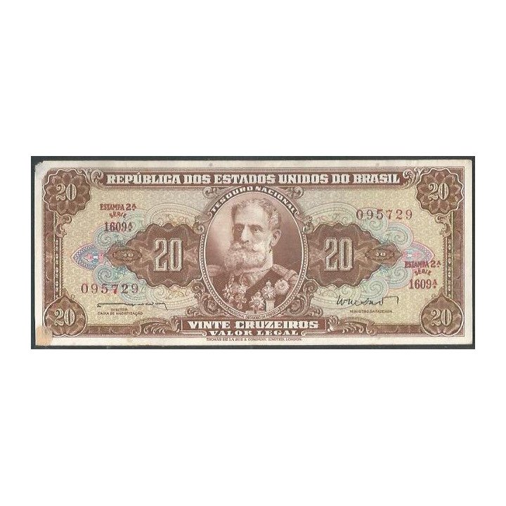 Brasil 20 Cruzeiros ND1962 Firma 11 P178