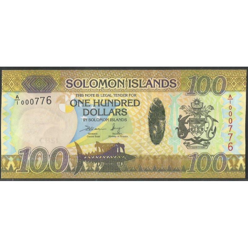 Islas Solomon, 100 Dollars ND2015 P36a