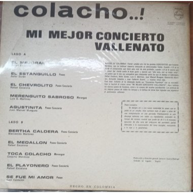 Colacho Mendoza - Mi Mejor Concierto Vallenato