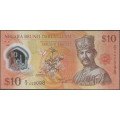 Brunei, 10 Ringgit 2011 P37a