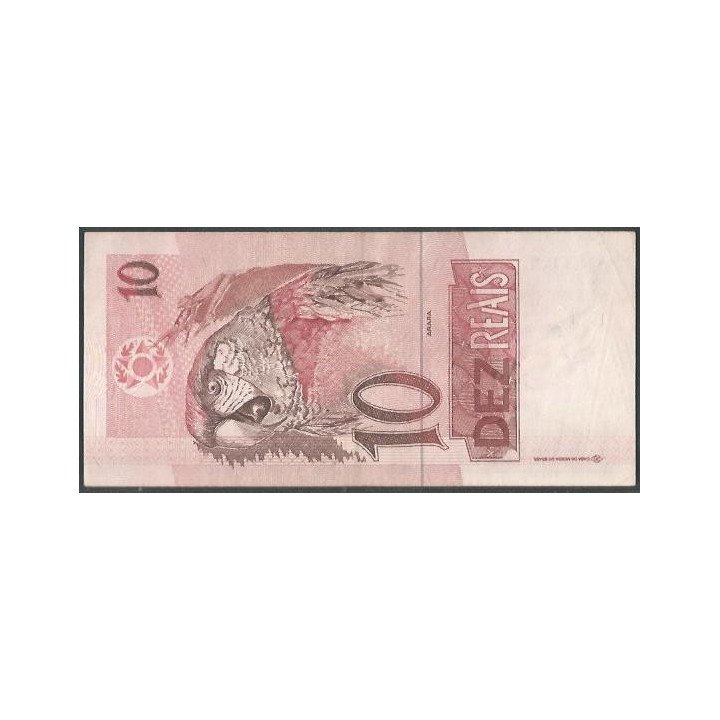 Brasil 10 Reales ND1997- Firma 39 P245Ae reverso