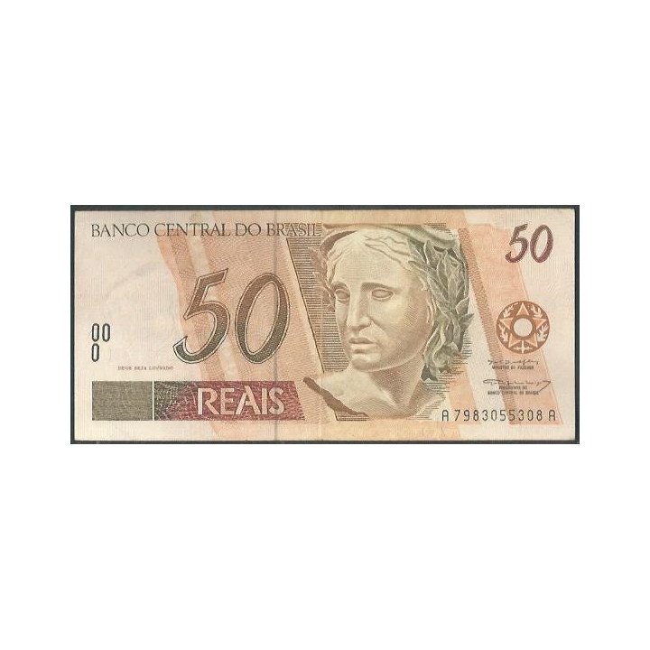 Brasil 50 Reales ND1994- Firma 37 P246f