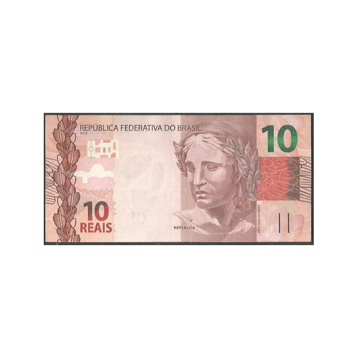 Brasil 10 Reales 2010 B P254a
