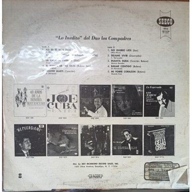 El Duo Los Compadres - Lo Inedito