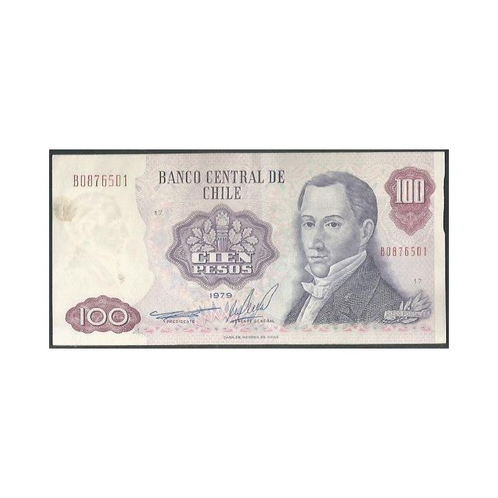 Chile 100 Pesos 1979 P152b