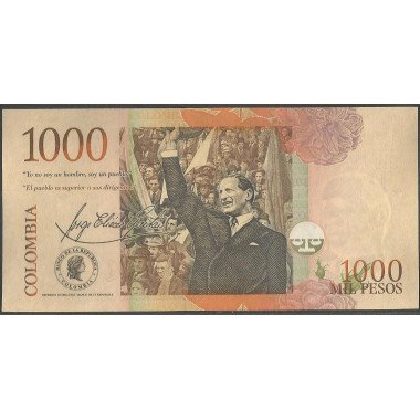 Billete de 1.000 Pesos 7 Ago 2001 BGW439a