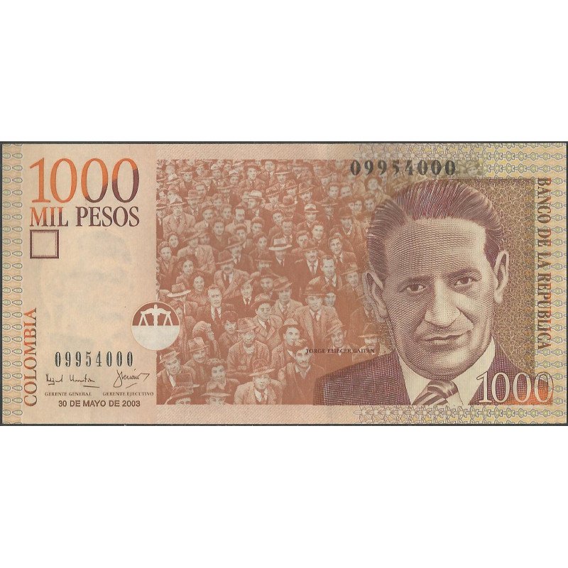 Billete de 1.000 Pesos 30 May 2003 BGW439e