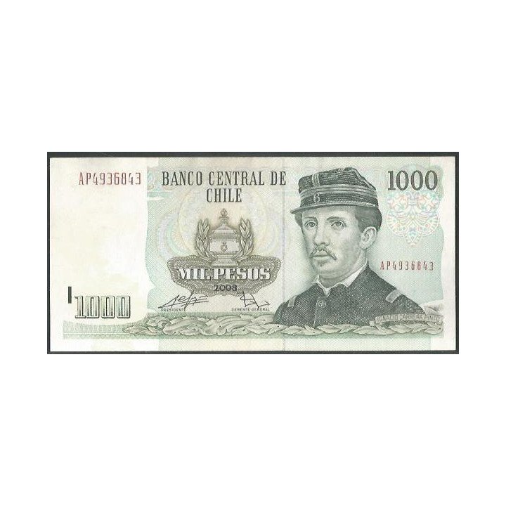Chile 1.000 Pesos 2008 P154g