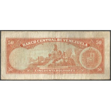 Venezuela, 50 Bolivares 7 Abr 1970 R7 P47f