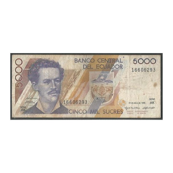 Ecuador 5.000 Sucres 31 Ene 1995 AK P128b