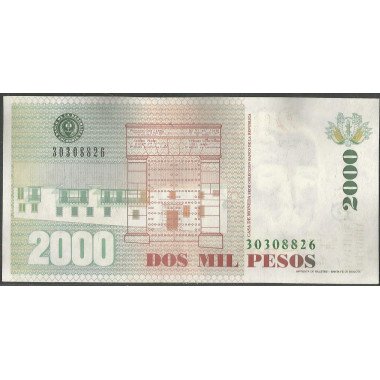 Billete de 2.000 Pesos 7 Ago 1998 BGW470