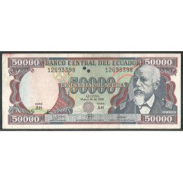 Ecuador 50.000 Sucres 26 Mar 1999 AH P130c