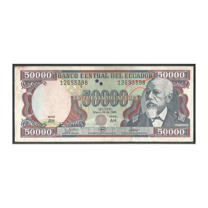Ecuador 50.000 Sucres 26 Mar 1999 AH P130c