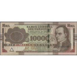Paraguay 10.000 Guaranies 2011 G P224e