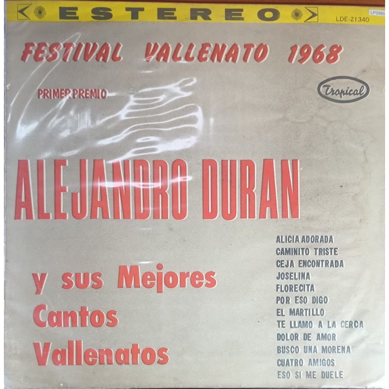 Alejandro Duran - Y Sus Mejorers Cantos Vallenatos