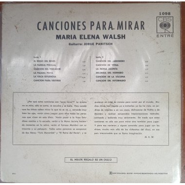 Maria Elena Walsh -  Canciones Para Mirar