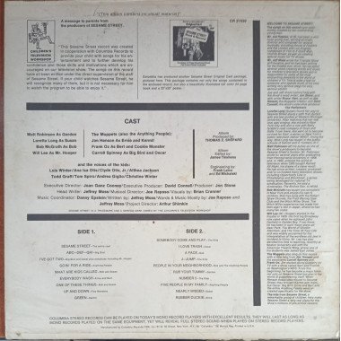 Seame Street - Original Cast Records