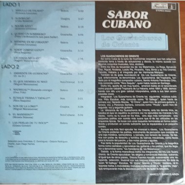 Los Guaracheros de Oriente - Sabor Cubano