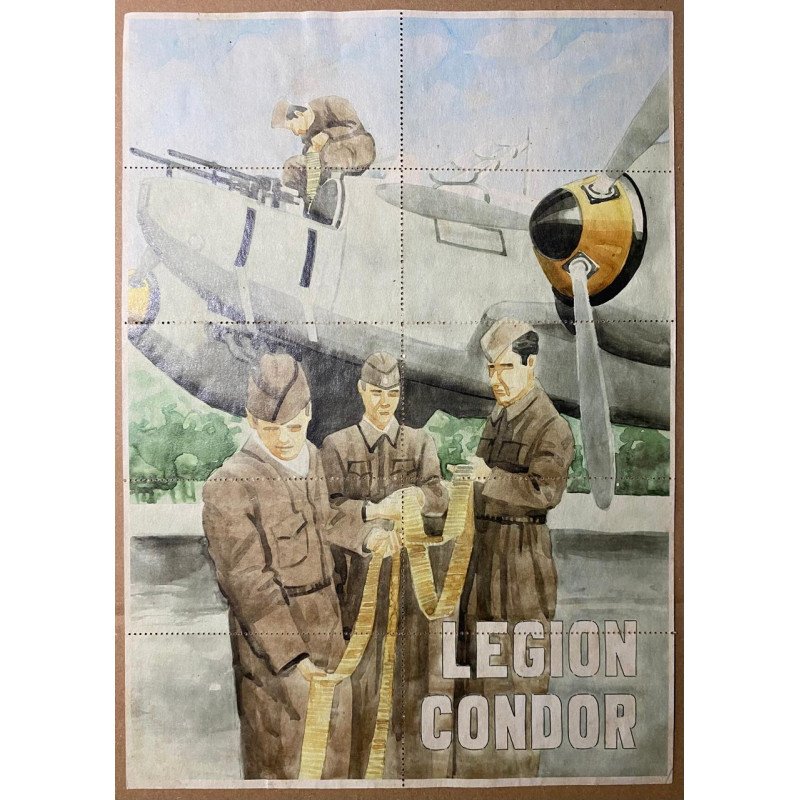 España - Cupon de racionamiento (Pliego de 10 vales), Legion Condor 1942