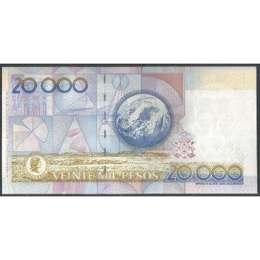 Billete de 20.000 Pesos 5 Ago 2010 BGW735