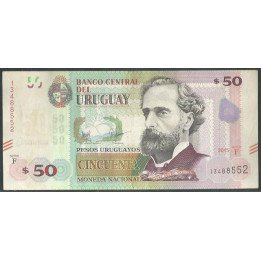 Uruguay 50 Pesos 2015 F P94