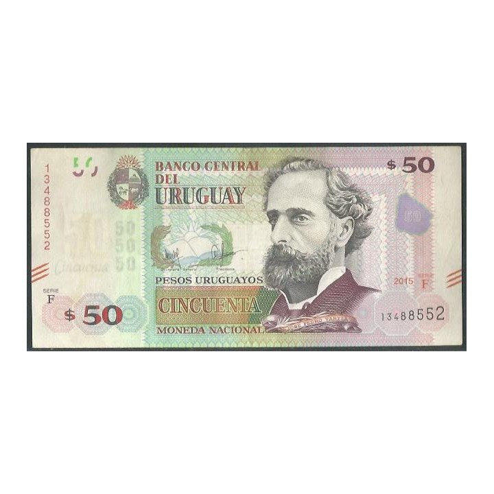 Uruguay 50 Pesos 2015 F P94