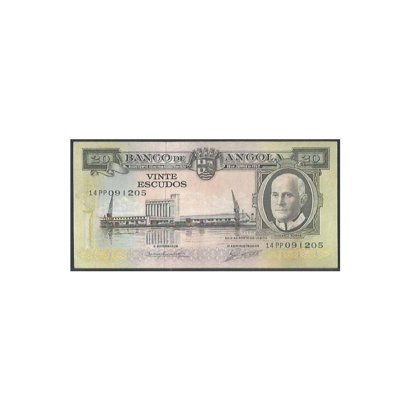 Angola 20 Escudos, 10 Jun 1962 P92