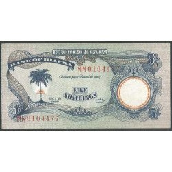 Biafra, 5 Shillings...