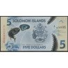 Islas Solomon, 5 Dollars ND2019 P38