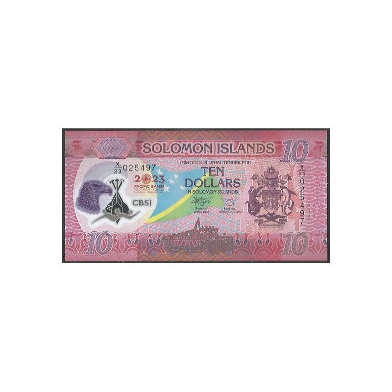 Islas Solomon, 10 Dollars 2023 P39