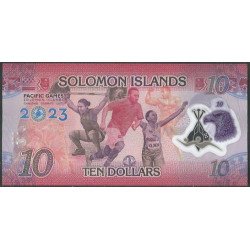 Islas Solomon, 10 Dollars 2023 P39