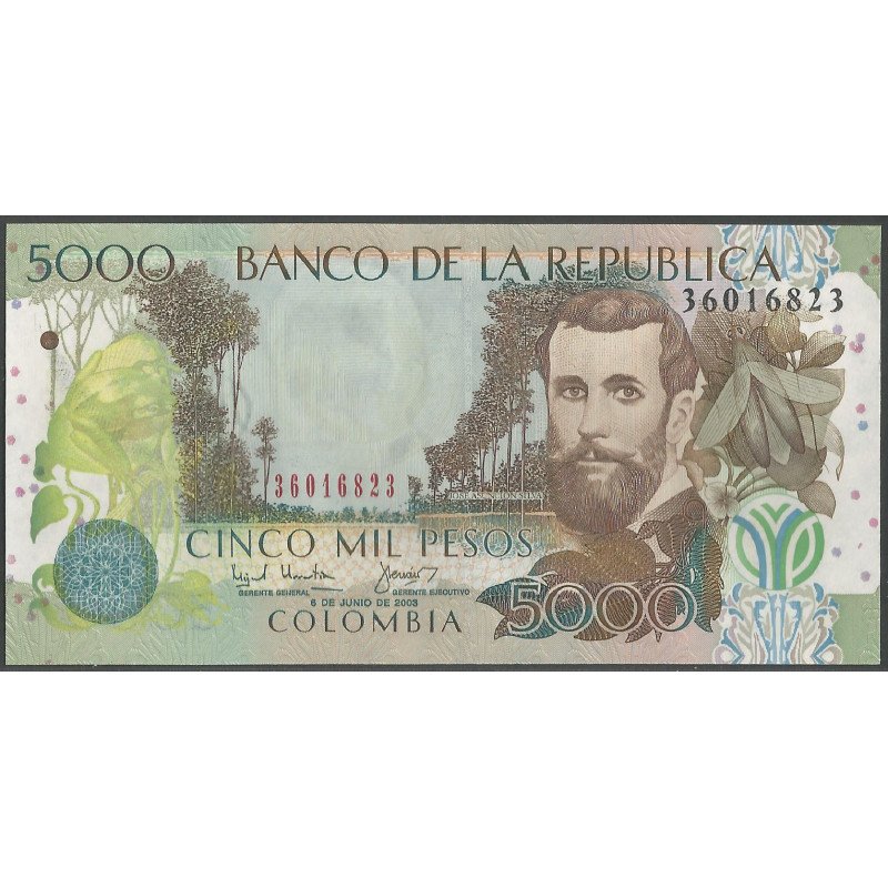 Billete de 5.000 Pesos 6 Jun 2003 BGW535