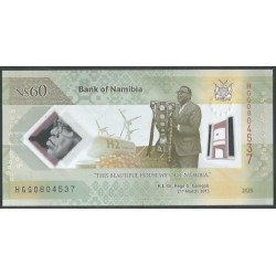Namibia, 60 Dollars 2025 P19