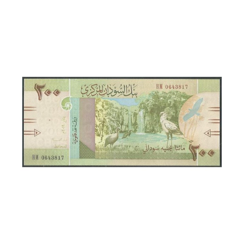 Sudan, 200 Pounds Ene 2019 P78