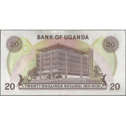 Uganda, 20 Shillings ND1973 P7C
