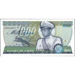 Zaire, 1.000 Zaires 24 Nov...