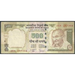 India 500 Rupias 2009 E P99q
