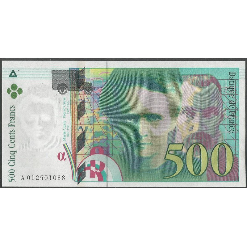 Francia, 500 Francs 1995 P160a