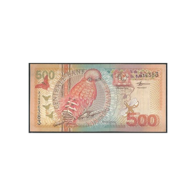 Suriname, 500 Gulden 1 Ene 2000 P150