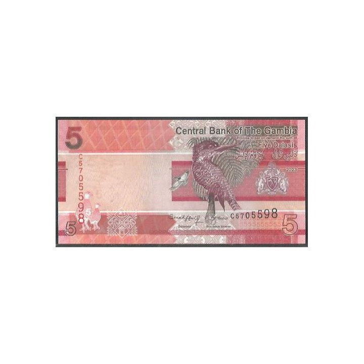 Gambia 5 Dalasis ND2023 P37c