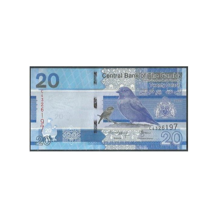 Gambia 20 Dalasis ND2023 P39c