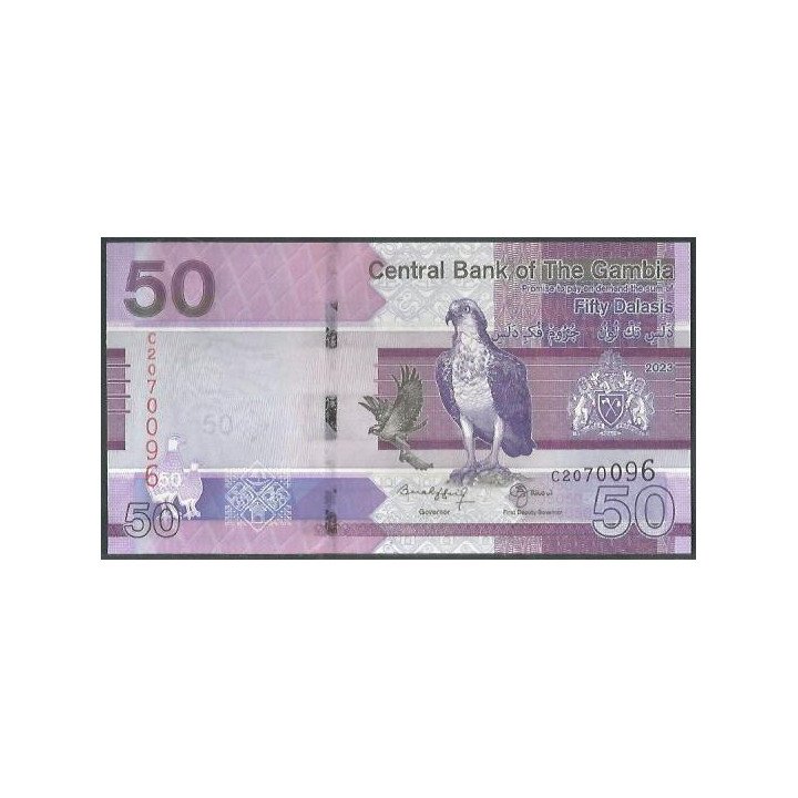 Gambia 50 Dalasis ND2023 P40c
