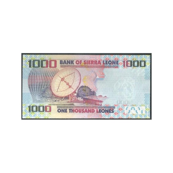 Sierra Leona 1.000 Leones 27 Abr 2021 P30f reverso