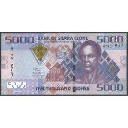 Sierra Leona 5.000 Leones 27 Abr 2021 P32f