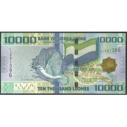 Sierra Leona 10.000 Leones 27 Abr 2021 P33f