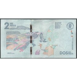 Billete de 2.000 Pesos 25 Oct 2022 Serie CF BGWNF2-