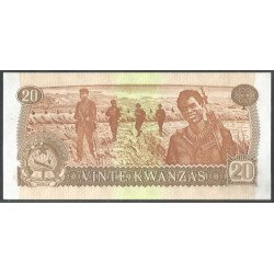 Angola 20 Kwanzas, 11 Nov 1976 P109a